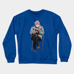 Bernie Mittens Meme Crewneck Sweatshirt